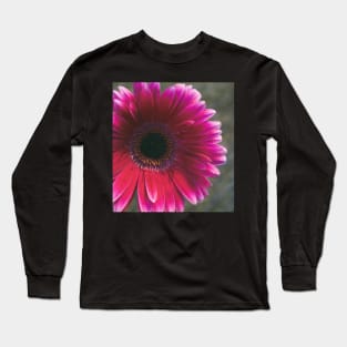 Vintage Pink Daisy Long Sleeve T-Shirt